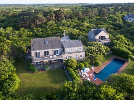 Aerial View of House & Cottage