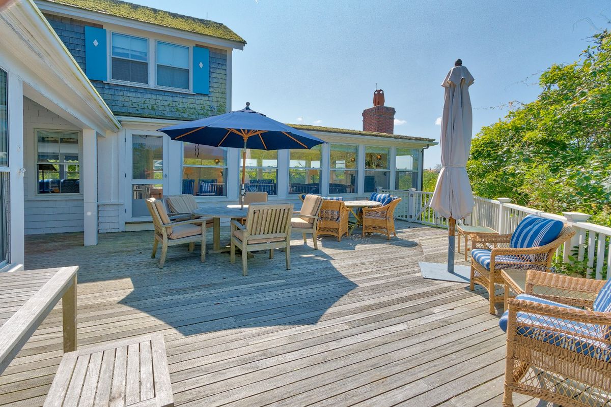 Rear deck of Main House