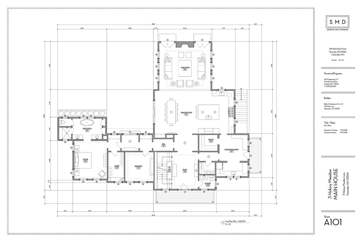 Main House | First Floor Plans