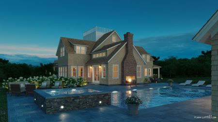 This is a rendering on plans